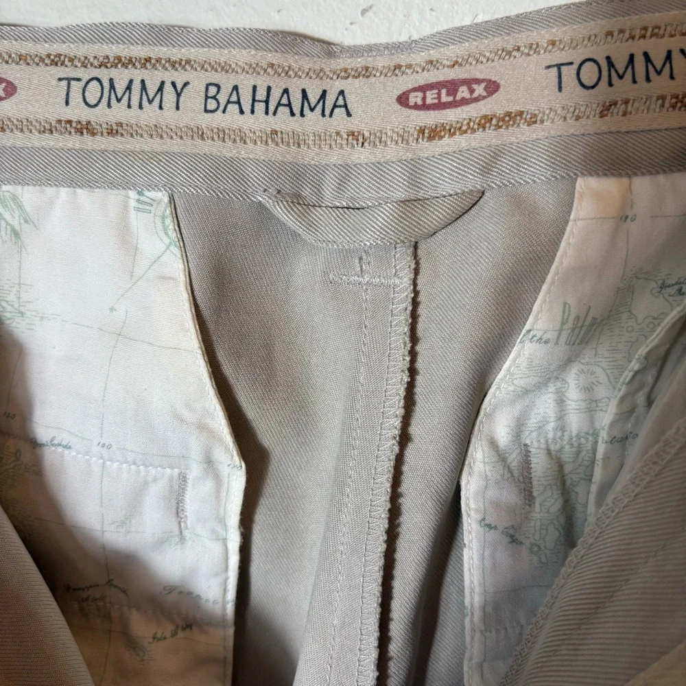 Tommy Bahama 100% Silk‎ Pleated Shorts Gray Size 34